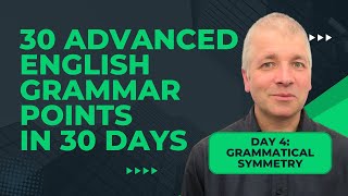 Grammatical Symmetry English Grammar in 30 Days [upl. by Yreved]