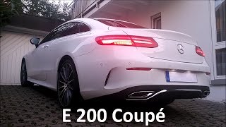 2017 MercedesBenz E 200 AMG  Sports exhaust start up [upl. by Eceer247]