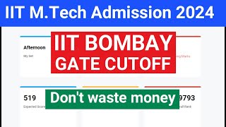 IIT BOMBAY GATE CUTOFF 2024 Application Start  M Tech admission 2024  IIT Mtech admission [upl. by Hortense]