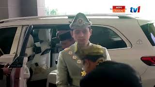 AgongKita Keberangkatan tiba RajaRaja Melayu di Istana Negara [upl. by Radford]