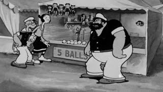 Popeye S 01 E 01 B  POPEYE THE SAILOR OctOpus [upl. by Sanford482]