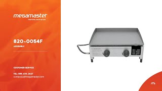 Megamaster 2 Burner Portable Grill Assembly Video [upl. by Kcirneh]