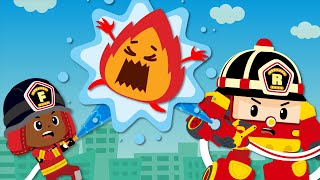 I Will be a Firefighter Cute Ver│Robocar POLI Jobs and Career Song│2D MV│Robocar POLI TV [upl. by Nager230]