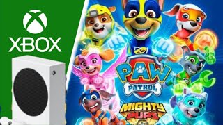 PAW Patrol Mighty Pups Save Adventure Bay Walkthrough Play On XBOX Series S [upl. by Anaujit]