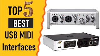 Top 5 Best USB MIDI Interfaces 2021 Reviewed [upl. by Drageruaeb741]