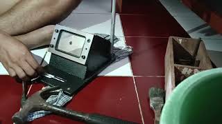 Pasang Kembali Mesin Alat Pemotong Kertas ID Card  Plong ID Card  PVC Card Cutter PREMIUM QUALITY [upl. by Aistek]