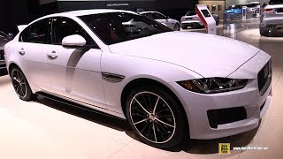 2018 Jaguar XE S AWD  Exterior and Interior Walkaround  2018 New York Auto Show [upl. by Guendolen]