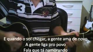 O que é que tem  Jorge amp Mateus  Violão Instrumental com letra [upl. by Nylarac]