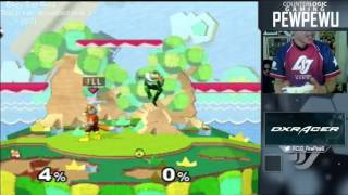 PewPewUniversity Wavedash Out Of Shield 2 Methods [upl. by Latona]