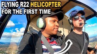 First Time Flying R22 Helicopter  Perth Western Australia [upl. by Allard]