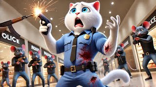 Kitten lost his Father😿 Became Police Revenge😻 cat cute ai catlover catvideos cutecat aicat [upl. by Eelyah]