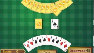 เกมส์ไพ่ เกมส์ gin rummy [upl. by Nerrag]