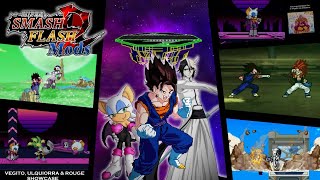 SSF2 Mods Showcase Vegito Ulquiorra amp Rouge the bat [upl. by Smukler111]