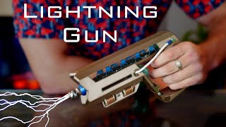 Building A 120000 Volt Ray Gun Portable lightning [upl. by Ik445]