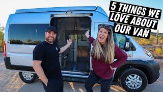 5 things we LOVE about our Van Thor Rize 18T Ram Promaster Ep 011 [upl. by Merrell394]