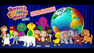 Barney’s Colorful World LIVE With Rainbow Paul [upl. by Atcele898]