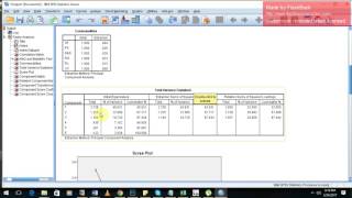 How to create index using PCA in SPSS [upl. by Melvin]