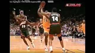 NBA Top Ten Highlights Seattle Supersonics Gary Payton [upl. by Ozmo]