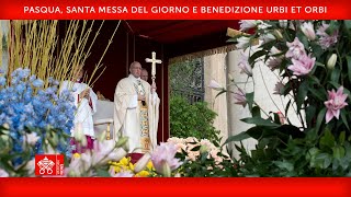 09 aprile 2023 Pasqua Santa Messa del giorno e Benedizione Urbi et Orbi  Papa Francesco [upl. by Manara]