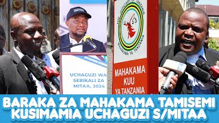 Mahakama Yaipa Ushindi TAMISEMI Kusimamia Uchaguzi Wadau Wafunguka [upl. by Nanor]