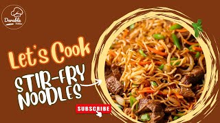 Easy Stir Fry Noodles Recipe for Busy Days [upl. by Ide]