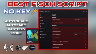 🐟 Fisch Script GUI  Hack  AUTO FISH  AUTO SHAKE  PASTEBIN [upl. by Hanoj]