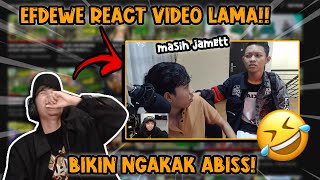 EFDEWE REACT KONTEN PERTAMA FACECAME BARENG BANGDIMAS AUTO NGAKAK ABISS🤣🤣 [upl. by Gile]