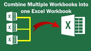 How to Combine Multiple Excel Workbooks into one Workbook  Excel Tutorials for Beginners [upl. by Tavis]