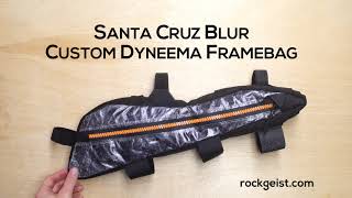 Santa Cruz Blur Framebag  Dyneema Bikepacking Gear [upl. by Yesak]