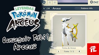 GUIA  Como Conseguir a Arceus en Leyendas Pokémon Arceus en Español [upl. by Ecnarolf]