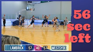 2023 JR BASKETBALL PROVINCIAL TOURNAMENT Lambrick vs Westsyde [upl. by Arathorn]