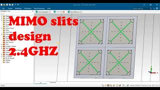 Differentially Fed DualPolarized Antenna Array for 5G6G mmWave in cst [upl. by Seditsira]