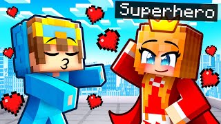 Dating a SUPERHERO PRINCESS in Minecraft [upl. by Duer]