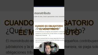 Cuando es Obligatorio ser MONOTRIBUTISTA Requisitos Beneficios monotributoargentina afip [upl. by Ajim]