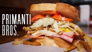 Making Primanti Brothers Sandwiches on Goldbely [upl. by Bowen]