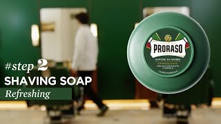 Proraso Shaving SoapCream Jar  Shaving Tutorial Step 2 Tips amp Tricks [upl. by Eitsym201]