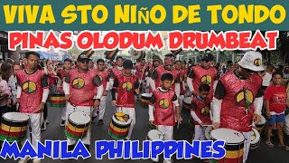 VIVA STO NIÑO DE TONDO 2020  PINAS OLODUM DRUMBEAT  LAKBAYAW  MANILA PHILIPPINES [upl. by Nnovahs]