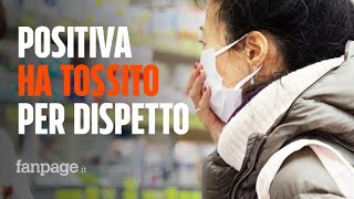 Coronavirus positiva al COVID19 litiga al supermercato e tossisce alla cassiera per dispetto [upl. by Jens]