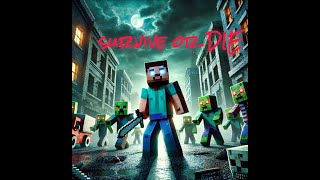 ZOMBIE APOCALIPSIS minecraft mode  can i survive 100 days [upl. by Todd]