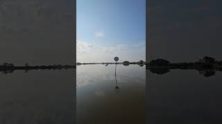 Flooding in Lower Silesia Walking through the flood waters of the Odra river [upl. by Murton]