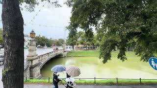 Munich City Sightseeing rainny summer bus tour [upl. by Aylward521]