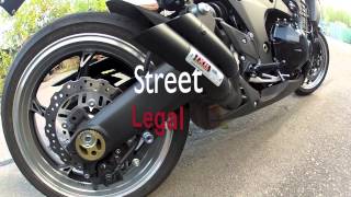 IXIL L2X Slipon exhaust for Kawazaki Z1000 [upl. by Chipman]