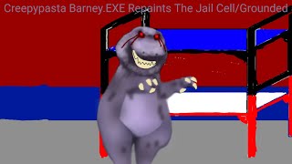 Creepypasta BarneyEXE Repaints The Jail CellGrounded [upl. by Beckett]