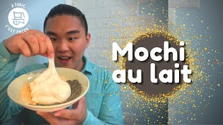 Mochi au lait  recette des mochis sans riz gluant en 3 min [upl. by Dermott]