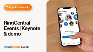 RingCentral Events  Keynote amp demo [upl. by Eillo]