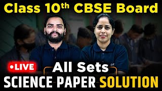 CBSE Class 10 Science Paper Discussion  Class 10th science paper solve 2024 CBSE [upl. by Batsheva]