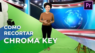 Como fazer RECORTE de CHROMA KEY utilizando o ULTRA KEY  Tutorial de Adobe Premiere Pro [upl. by Yrallam922]