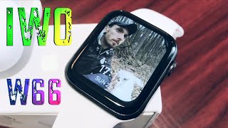 ⌚️ ОБЗОР СМАРТЧАСОВ IWO 14 W66  ЛУЧШАЯ КОПИЯ APPLE WATCH SERIES 6 ⌚️ [upl. by Atlas]