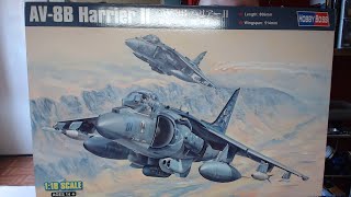 AV8B Harrier II in a massive 118 by Hobby Boss [upl. by Ashien]