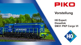 PIKO V127 H0 Expert Diesellok SM31 PKP Cargo VI 52300 [upl. by Nivi]